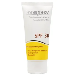 کرم ضدآفتاب پوست خشک و معمولی هیدرودرم (SPF 30)