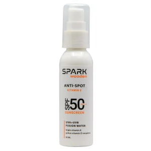 کرم ضد آفتاب و ضد لک بر پایه آب اسپارک وودن (SPF50)