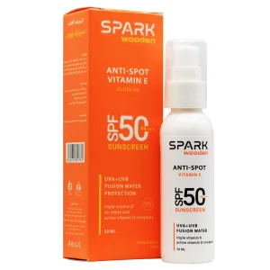کرم ضد آفتاب و ضد لک بر پایه آب اسپارک وودن (SPF50)