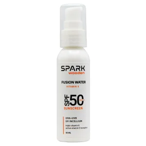 کرم ضد آفتاب  بر پایه آب اسپارک وودن (SPF50)
