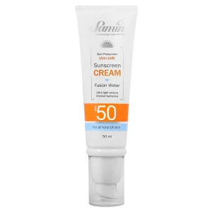ضد آفتاب فیوژن‌واتر مناسب انواع پوست ثمین(SPF50)