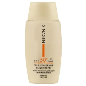 کرم ضدآفتاب پوست خشک ژیناژن (SPF50)