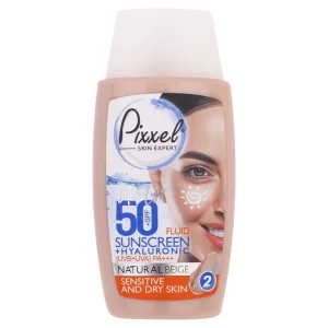کرم ضد آفتاب پوست خشک و نرمال پیکسل (SPF50)