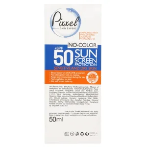 کرم ضد آفتاب پوست خشک و نرمال پیکسل (SPF50)
