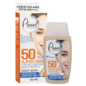 کرم ضد آفتاب پوست چرب و جوشدار پیکسل (SPF50)