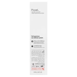 فلوئید ضدآفتاب فیزیکال سنتلا بدون رنگ پیکسل(Spf 50)