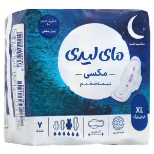 نوار بهداشتی مکسی با لایه رویی مشبک با حس نرمی پنبه مای لیدی (سایزXL)