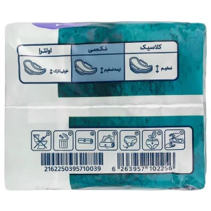 نوار بهداشتی مکسی با لایه رویی مشبک با حس نرمی پنبه مای لیدی (سایز L)
