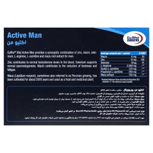 ساشه اکتیو من یوروویتال