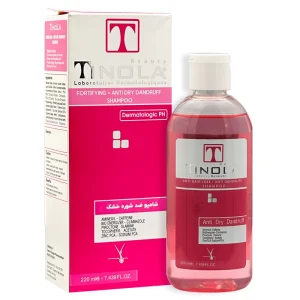 شامپو تقویت کننده و ضد شوره موی خشک تینولا