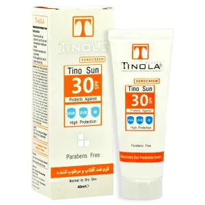 کرم ضدآفتاب و مرطوب کننده پوست نرمال تا خشک تینولا (SPF 30)