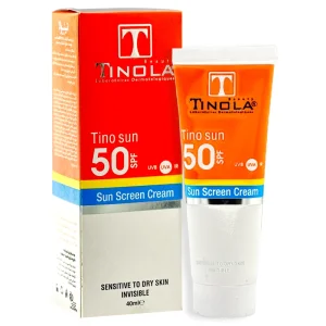 کرم ضدآفتاب پوست خشک و حساس تینولا (SPF 50)