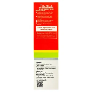 کرم ضدآفتاب پوست چرب و جوشدار تینولا (SPF 50)