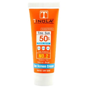 کرم ضدآفتاب رنگی پوست خشک تینولا (SPF 50)