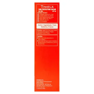 کرم ضدآفتاب رنگی پوست معمولی و چرب تینولا (SPF 50)