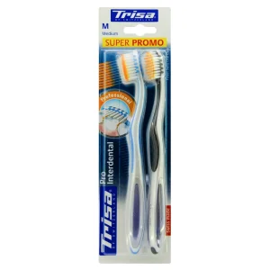 مسواک متوسط دوتایی تریزا (مدل Pro Interdental)