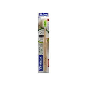 مسواک متوسط گیاهی تریزا (مدل Natural Clean)