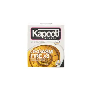 کاندوم خاردار و حلقوی 3 عددی کاپوت (مدل ORGASM FIRE X3)