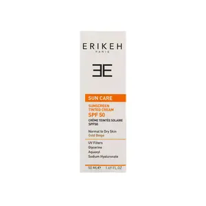 کرم ضدآفتاب پوست خشک و نرمال اریکه (SPF50)