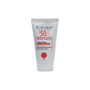 کرم ضدآفتاب پوست نرمال تا مختلط اسکن اسکین (SPF 50)
