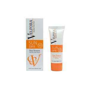 کرم ضدآفتاب پوست چرب و جوشدار ولفورا (SPF 50)