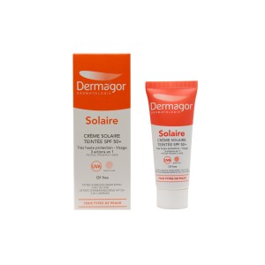 کرم ضد آفتاب پوست چرب و مختلط درماگور (SPF50)