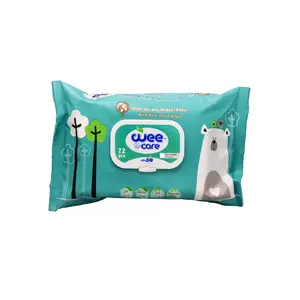 دستمال مرطوب کودک حاوی روغن زیتون وی کر (72 عددی)