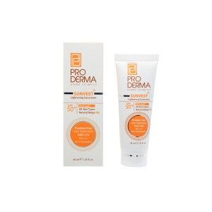 کرم ضدآفتاب و روشن کننده پرودرما (SPF50)
