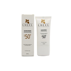 کرم ضدآفتاب انواع پوست فاقد رنگ لوسل (SPF 50)