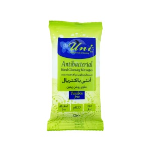 دستمال مرطوب آنتی باکتریال یونی لد