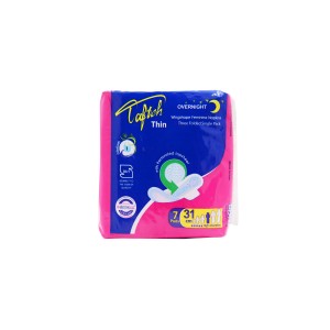 نوار بهداشتی بالدار با رویه مشبک تافته (7 عددی)