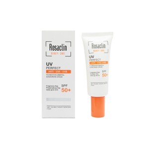 کرم ضدآفتاب مناسب پوست های خشک و معمولی (spf 50) بدون رنگ رزاکلین