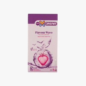 کاندوم ایکس دریم مدل Flavour Wave بسته 12 عددی