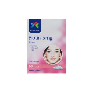 قرص بیوتین 5 میلی‌گرم مولتی نرمال