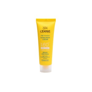 کرم ضد آفتاب پوست معمولی تا خشک سینره (SPF60)