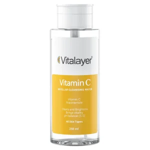 میسلار واتر پاک کننده آرایش انواع پوست ویتالیر (مدل Vitamin C)