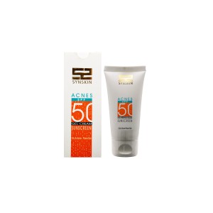 کرم ژل ضدآفتاب پوست مستعد جوش اکنس ساین اسکین (SPF 50)