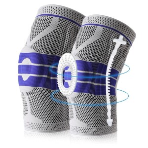 ست زانوبند طبی آتل دار حرفه ای مدل CHAOBALONG KNEE SUPPORT 9510 | دو عددی | اورجینال