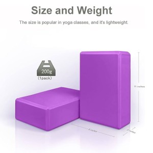 آجر بدنسازی یوگا گیاهی بسته دو عددی | Yoga Bricks | اورجینال | صورتی
