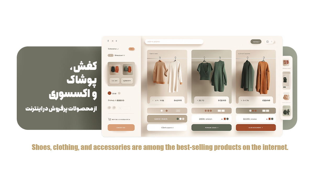 کفش، پوشاک و اکسسوری از محصولات پرفروش در اینترنت