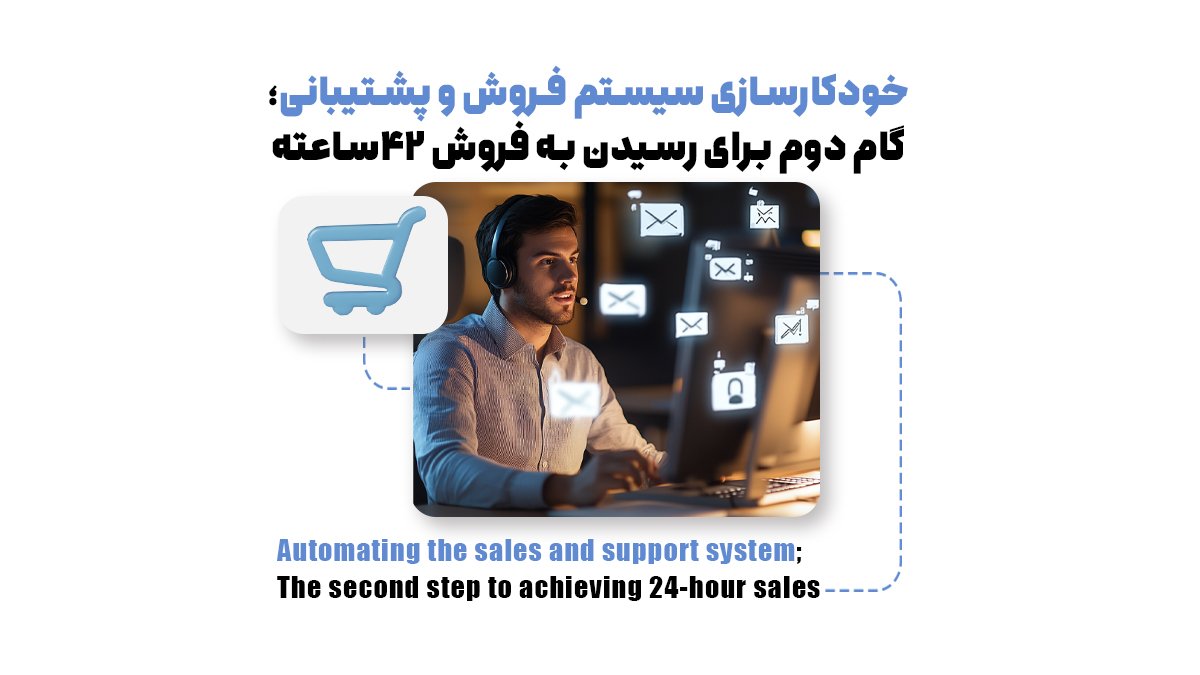 خودکارسازی سیستم فروش و پشتیبانی؛ گام دوم برای رسیدن به فروش 24ساعته