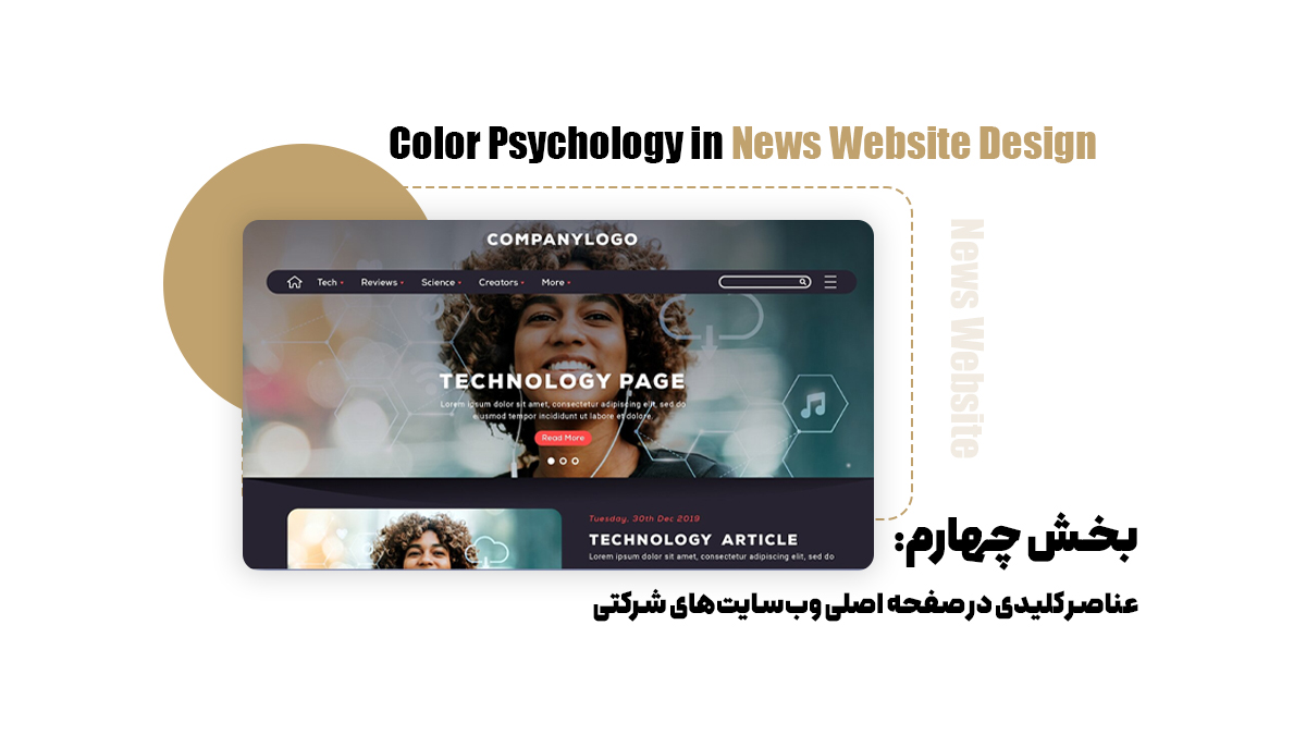 بخش چهارم: عناصر کلیدی در صفحه اصلی وبسایتهای شرکتی