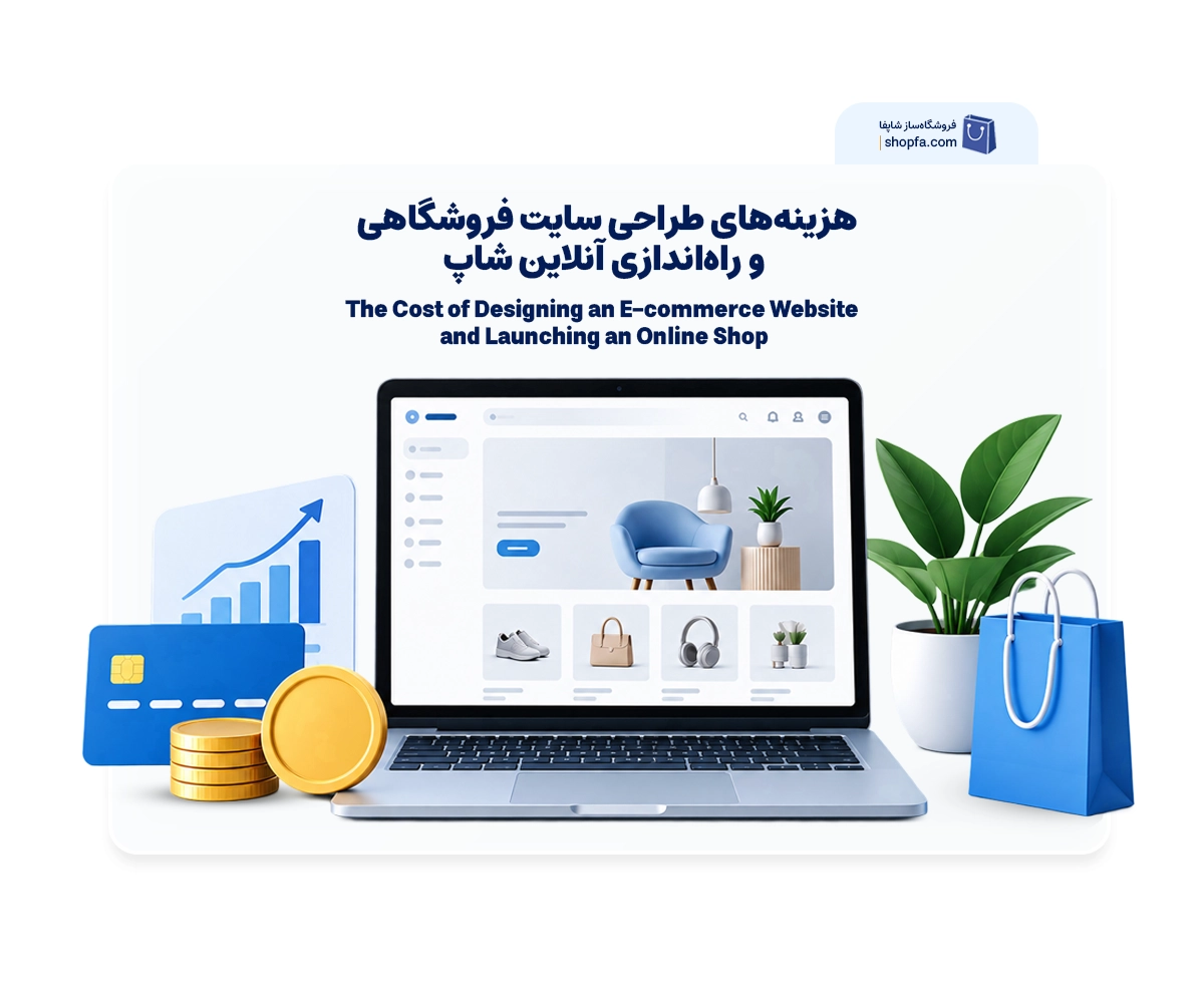 هزینه طراحی سایت با فروشگاه&zwnj;ساز