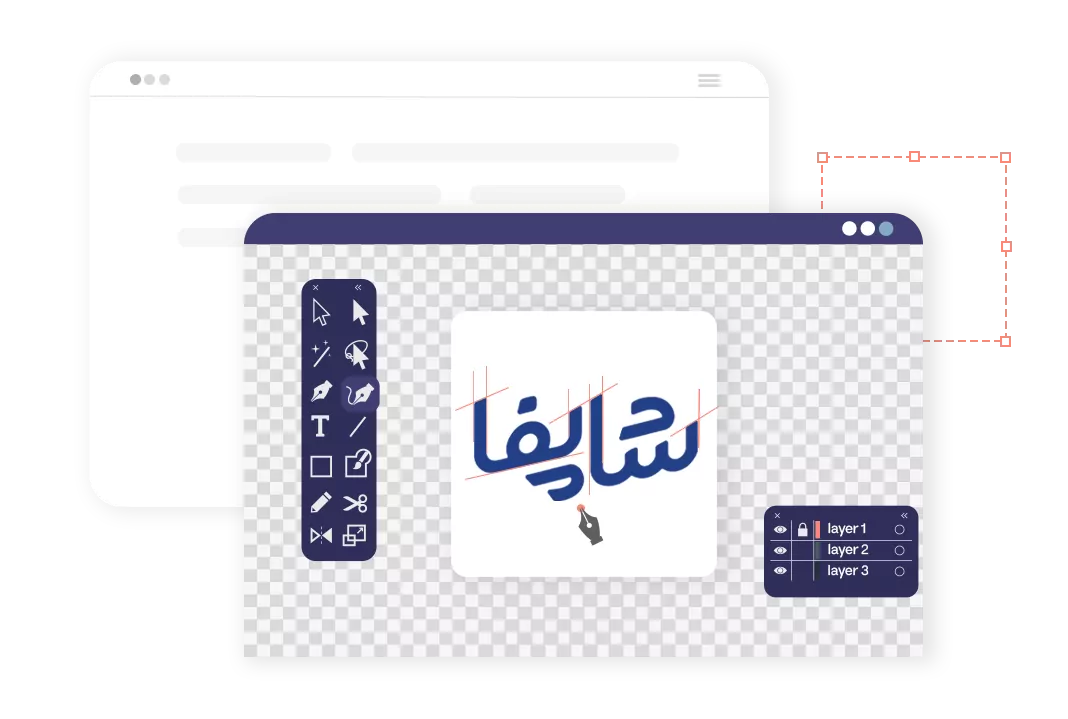 خدمات طراحی لوگو حرفه‌ای و سفارشی برای فروشگاه اینترنتی در شاپفا
