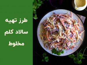 طرز تهیه سالاد کلم قرمز و سفید با گردو و مویز | سالاد کلم خوشمزه برای وعده غذایی سبک (مطلب)