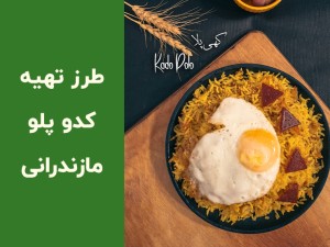 طرز تهیه کدو پلو مازندرانی خوشمزه | دستور کامل کدو پلو شمالی به روش سنتی (مطلب)