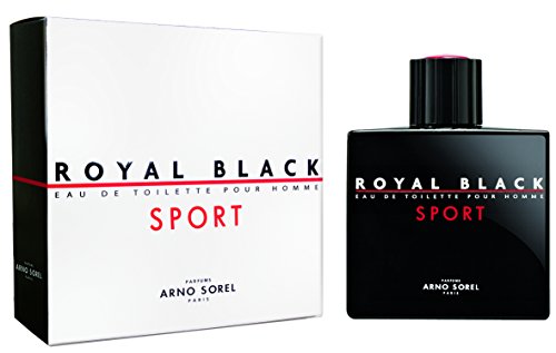 عطر و ادکلن مردانه رویال بلک اسپرت برند آرنو سورل  (  ARNO SOREL  -  ROYAL BLACK SPORT   )