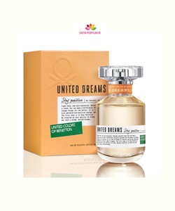 عطر زنانه یونایتد دریمز استی پازیتیو برند بنتون  ( BENETTON -  UNITED DREAMS STAY POSITIVE )