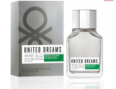 عطر مردانه  یونایتد دریمز ایم های برند بنتون  ( BENETTON -  UNITED DREAMS MEN AIM HIGH  )