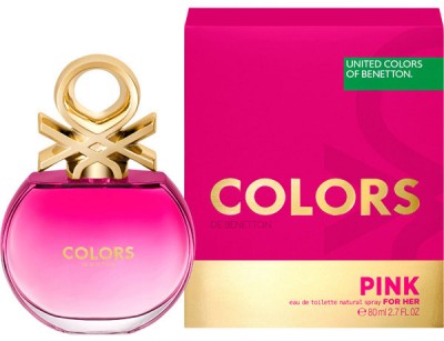 عطر و ادکلن زنانه کالرز د بنتون پینک  برند بنتون  (  BENETTON -  COLORS DE BENETTON PINK   )